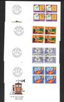 4 FDC 645 - 648 Serie Viererblöcke ET Bern 5.9.1980