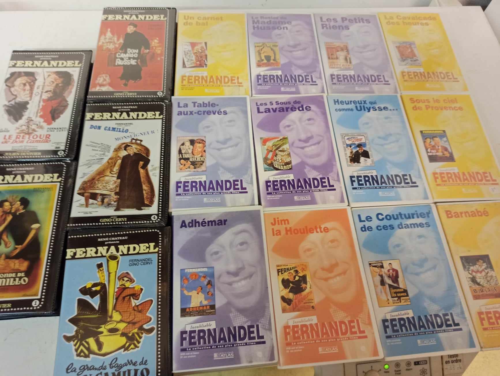 Tutti i VHS: 17 X VHS  Fernandel – Usato da La Chaux-de-Fonds venduto da Emmaus2300CDF 1