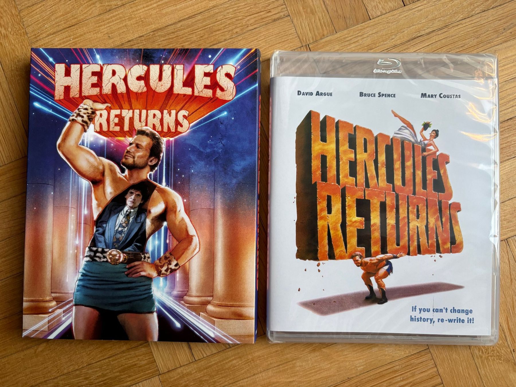 Tutti i DVDs: Hercules Returns - mit Slipcover - Blu-ray – Usato da Zürich venduto da Malcom 1
