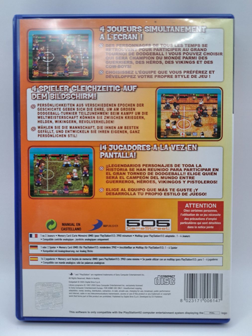 Giochi: Dodgeball (Playstation 2/PS2) – Usato da Balgach venduto da Wasnwasn 1
