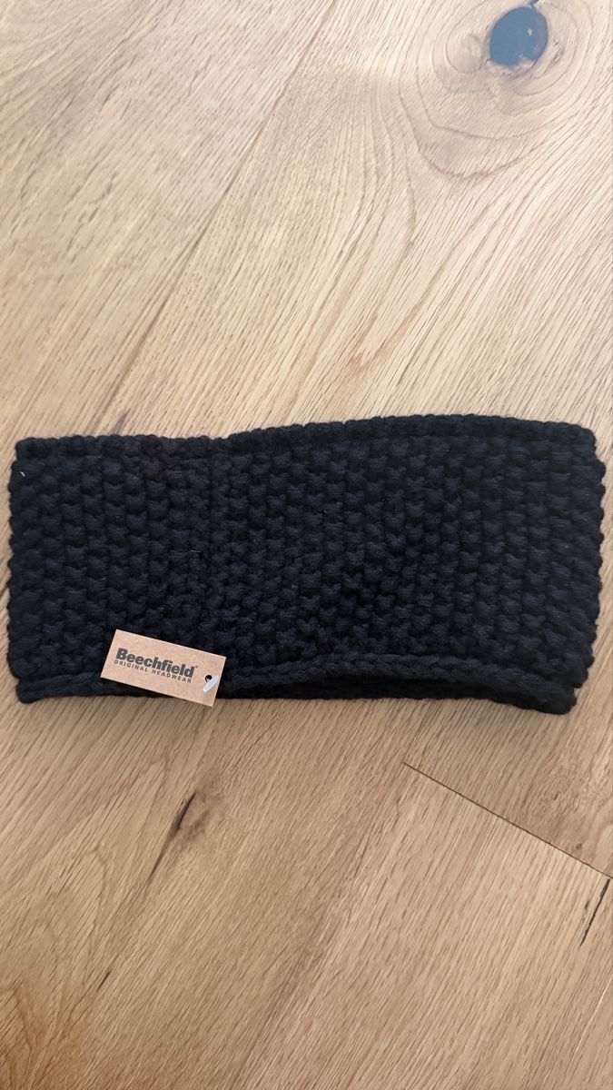 Copricapi, berretti & cappellini: Stirnband RHB gestrickt schwarz – Nuovo (secondo la descrizione) da Glarus venduto da lindabene 1