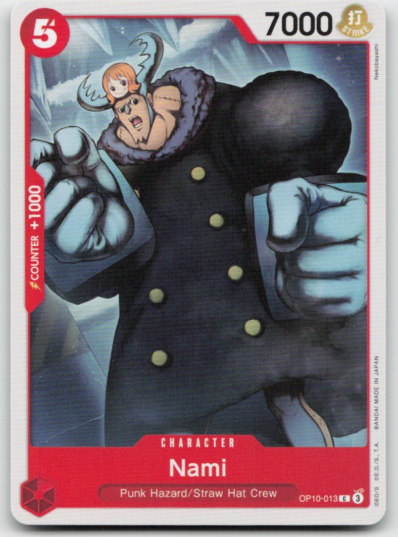 Bandai Carte collezionabili: One Piece Nami OP10-013 C – Usato da Lugano venduto da VlaseCard