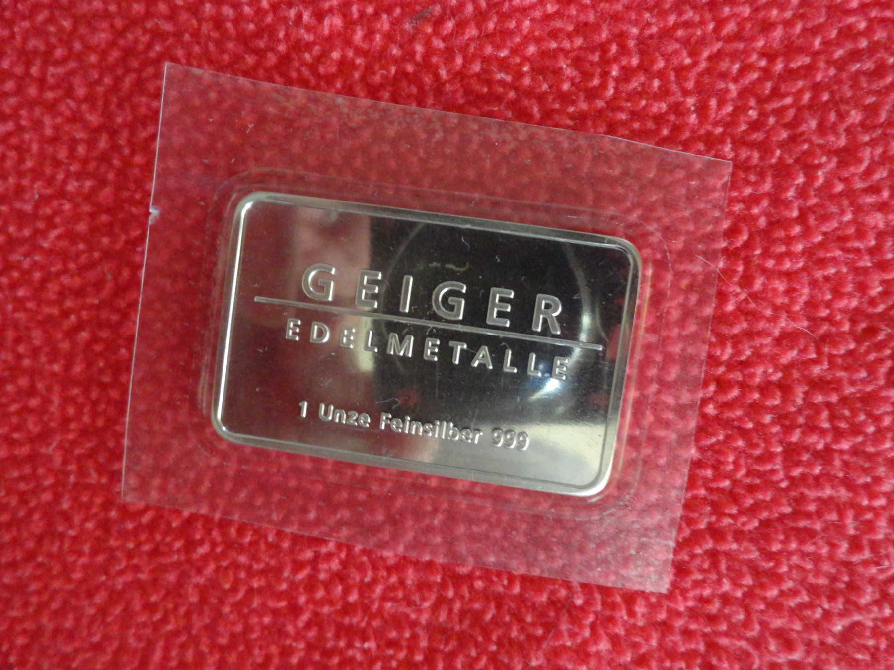 Métaux précieux: 1 UNZE FINE SILVER - SCHLOSS GÜLDENGOSSA – Neuf avec emballage d'origine à Gerlafingen par Shiva_74 1