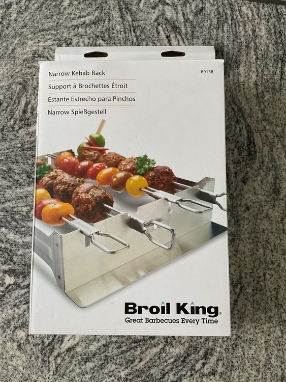 4-tlg. Spieß-Rack Aus Edelstahl – Perfekte Grillschwenker Für BBQ & Garten