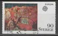 SCHWEDEN um1970  EUROPA top Motivmarke bunte Feier  (18