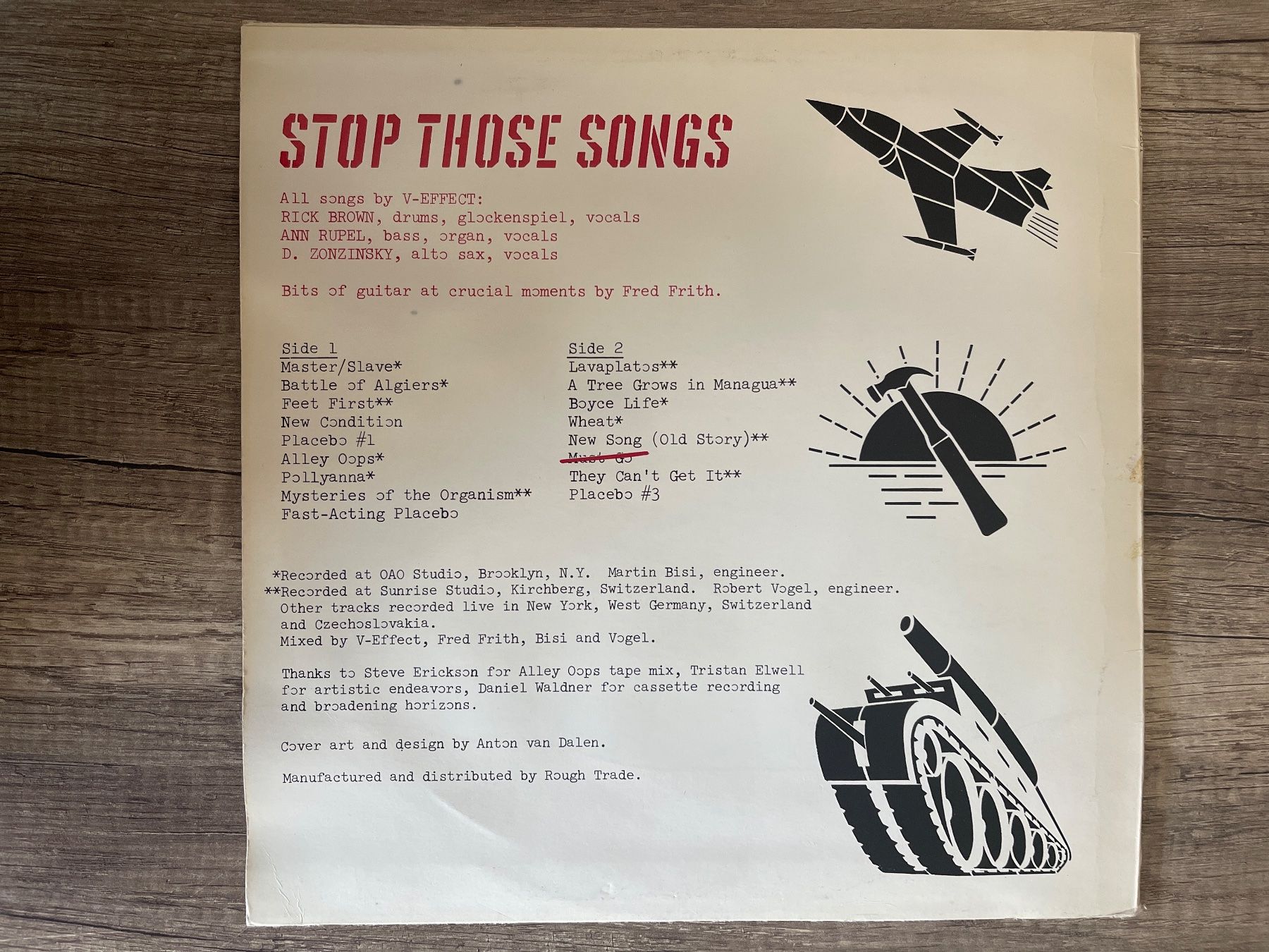 Vinyles: A4/V-Effect - Stop Those Songs – D'occasion à Frutigen par Philippe_jsp 1