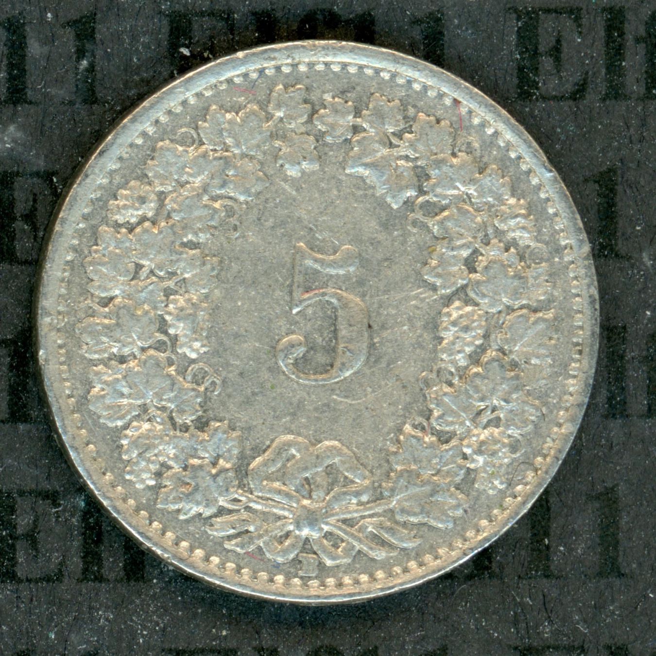 Tutti le monete: CHF___0.05 1941 ss-vz 5 Rappen – Usato da Widnau venduto da Elf11 1