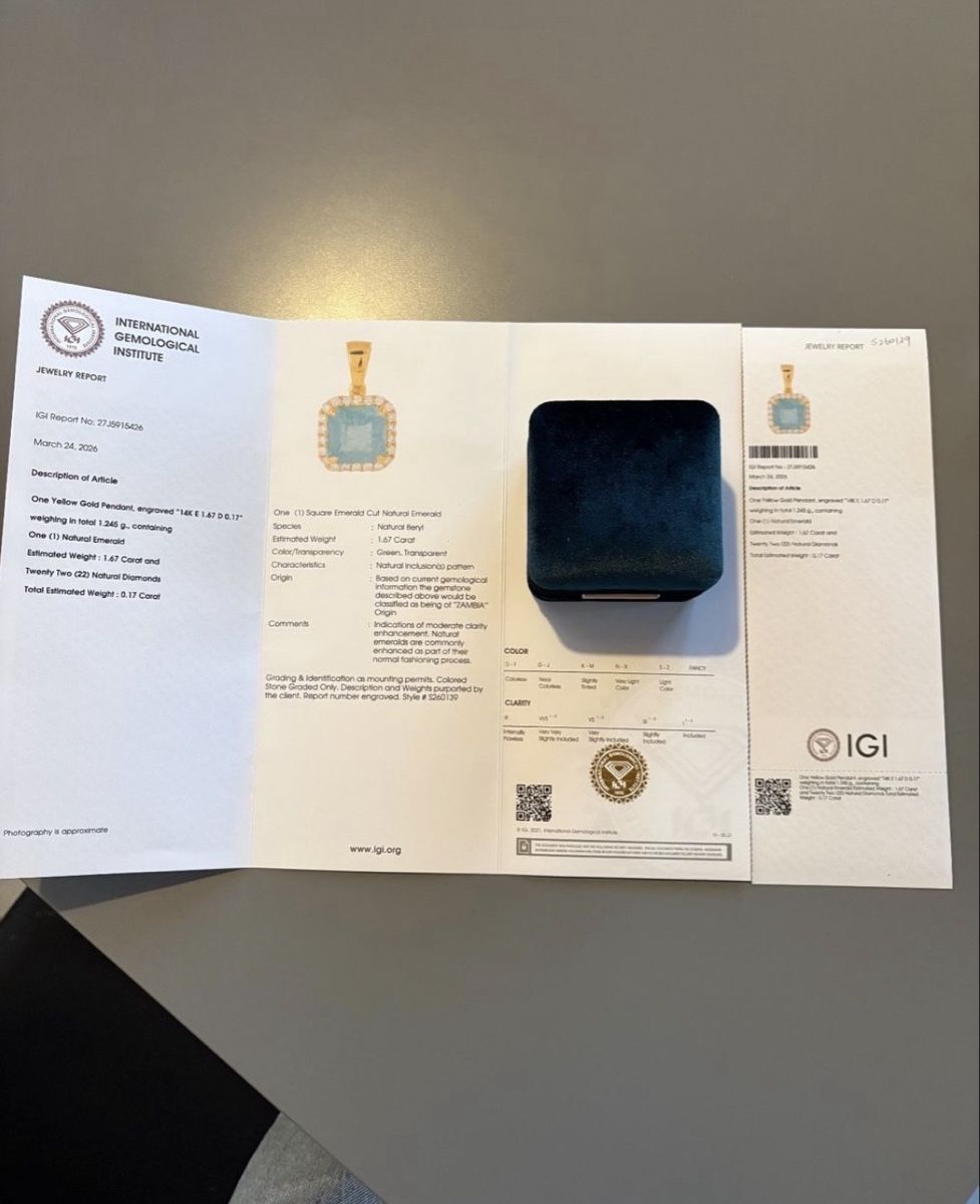 Ciondoli: Anhänger Smaragd Diamanten Gold – Nuovo e nell'imballaggio originale da Bolken venduto da Romeo80 3