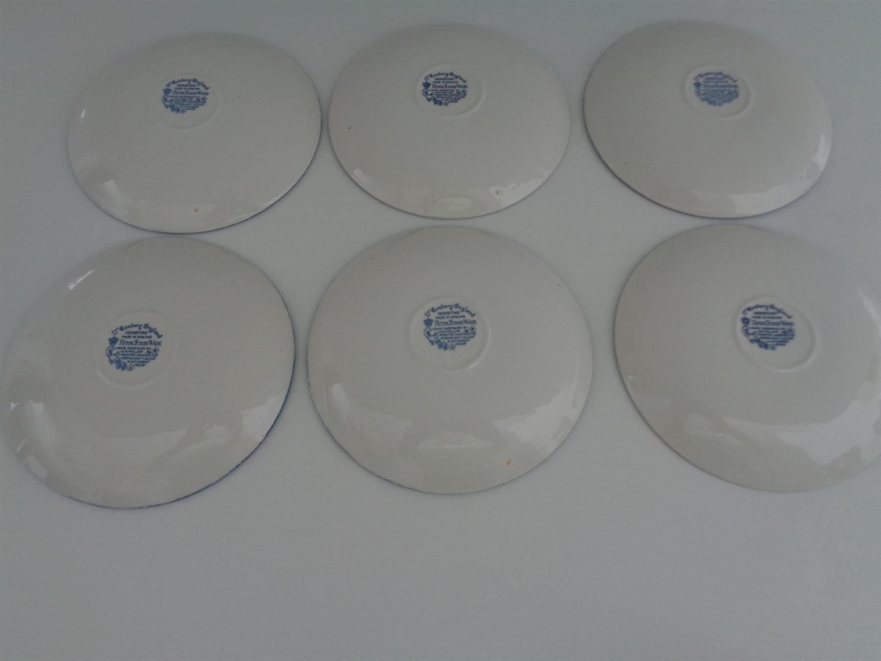 Tazze: 6 Tassen-Unterteller  Ironstone England – Usato da Chur venduto da omonia 2