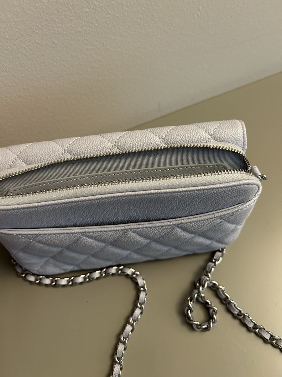 Chanel Borse da donna: Chanel O-Porte Tel A Chaine, hellblau – Nuovo e nell'imballaggio originale da Zürich venduto da tina_lea 5