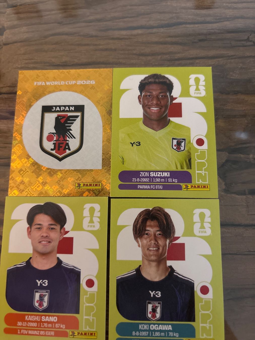 Panini Sammelbilder & Trading cards: Panini JAP – Neu (gemäss Beschreibung) aus Spiez von inf_l9c6