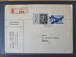 1945, Brief von Spiez nach Bennau