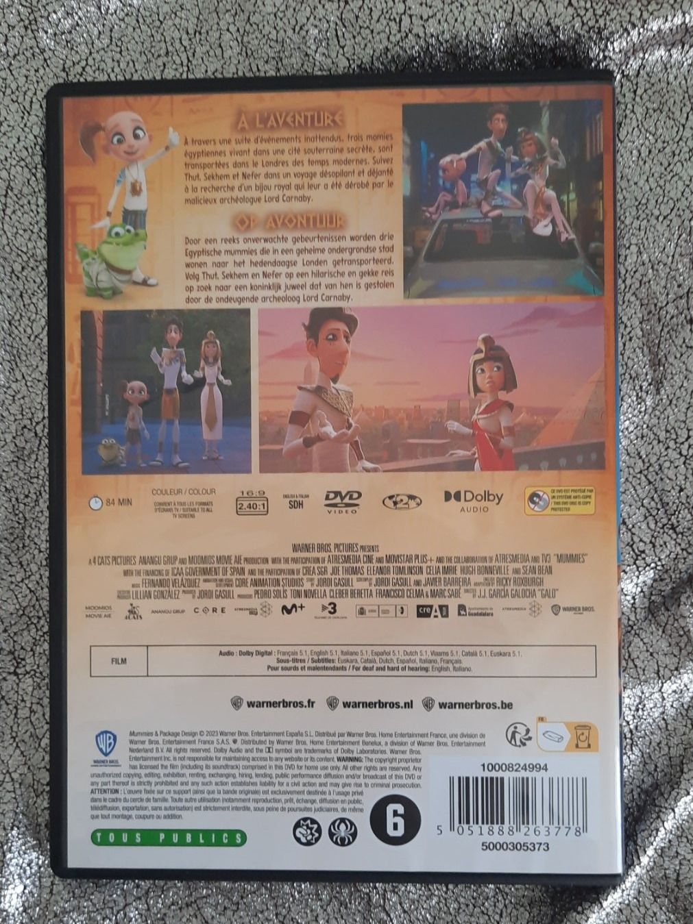 Tutti i DVDs: SACRÉES MOMIES ( MUMMIES ) – Usato da Lausanne venduto da BrigitteAnne 1