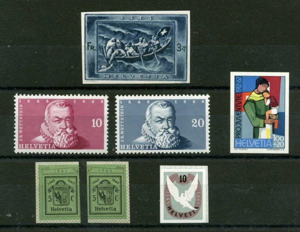 Alle Briefmarken: BLOCKAUSSCHNITTE AUS 8 BLOCKS ** MIT SPENDE ETC. – Neu und originalverpackt aus Sarmenstorf von Tricardo 1