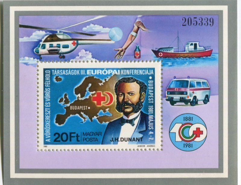 Alle Briefmarken: Block "Rotes Kreuz". Ungarn – Neu und originalverpackt aus Basel von Butsch5