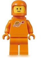 Lego minifigur Space Classic orange
