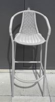 Vintage Outdoor Geflecht-Barhocker 60er-80er Jahre