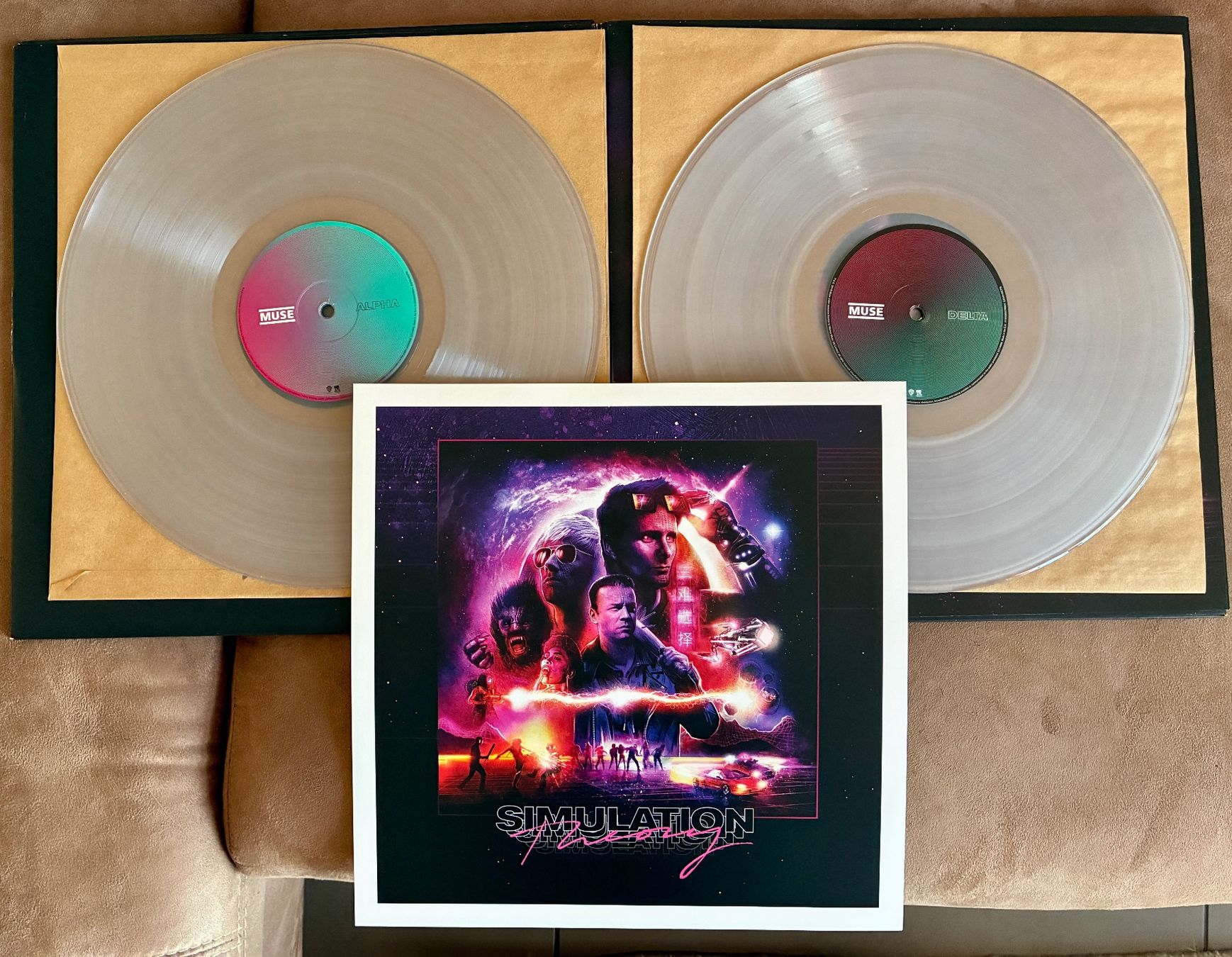 Schallplatten: Muse - Simulation Theory, Clear Vinyl /CD Box Set, Neu – Neu und originalverpackt aus Buchberg von ICM-Tapefan-1961-MCS 2