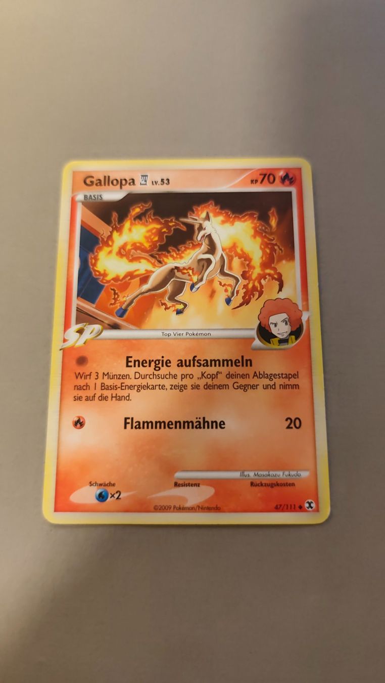 Pokémon Carte collezionabili: Gallopa / Rapidash LV.53 - Aufstieg der Rivalen – Usato da Kehrsatz venduto da Riyouu