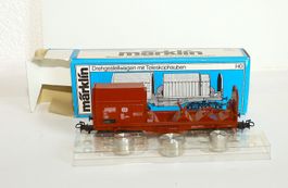 Märklin H0 N°4693 DREHGESTELLWAGEN MIT TELESKOPHAUBEN
