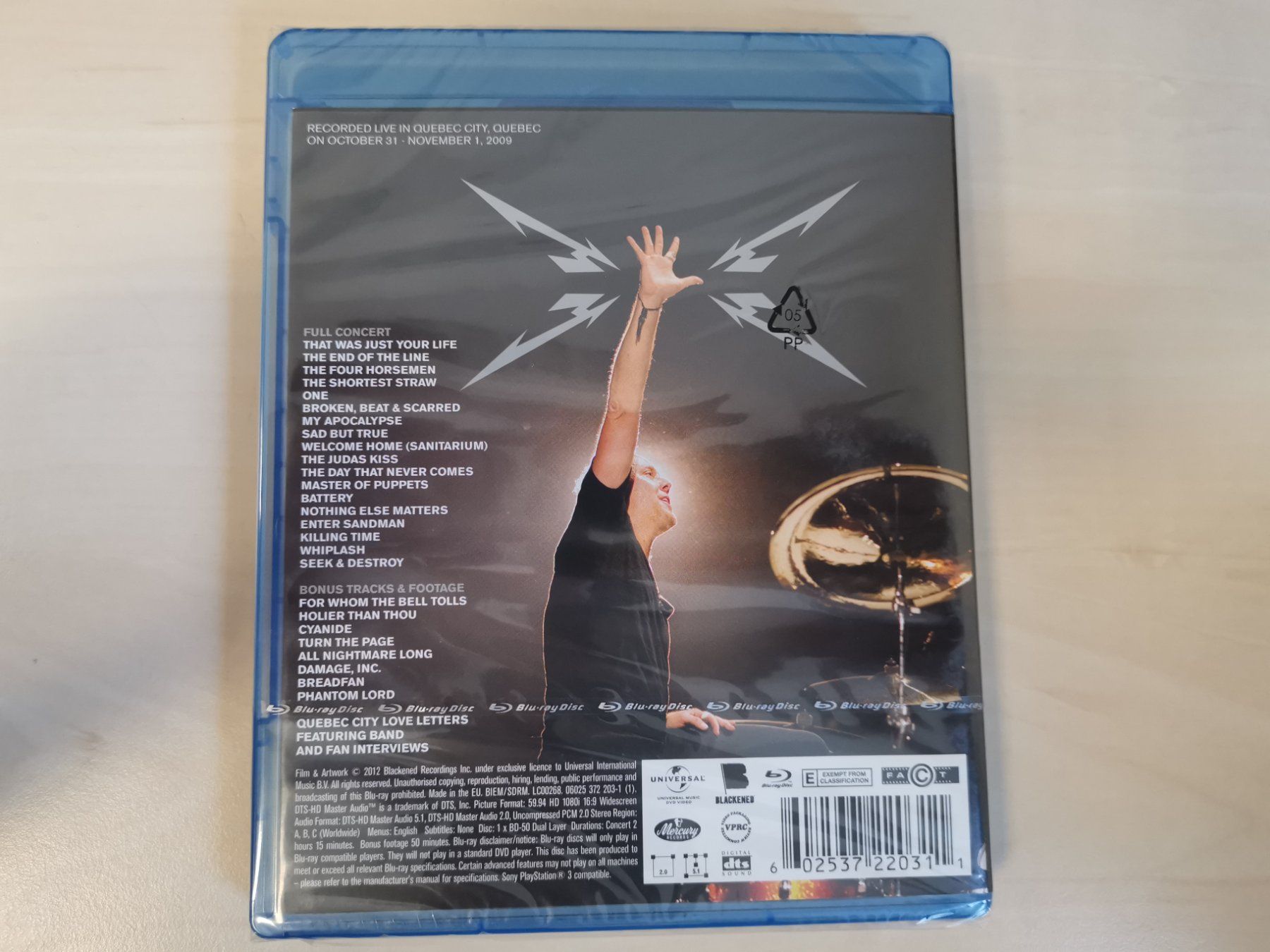Alle DVDs: Metallica Quebec Magnetic – Neu und originalverpackt aus Derendingen von janamari 1