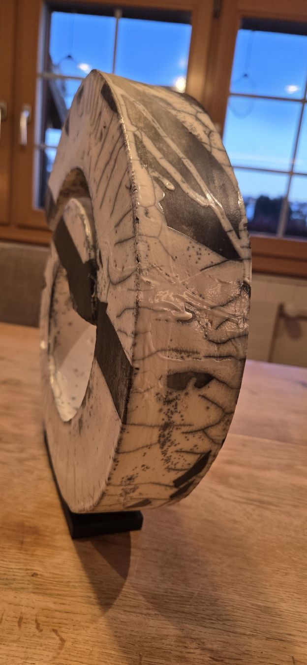 Sculture & Statue: Abstrakte Raku-Keramik Skulptur – Usato da Rehetobel venduto da hobirot01 1