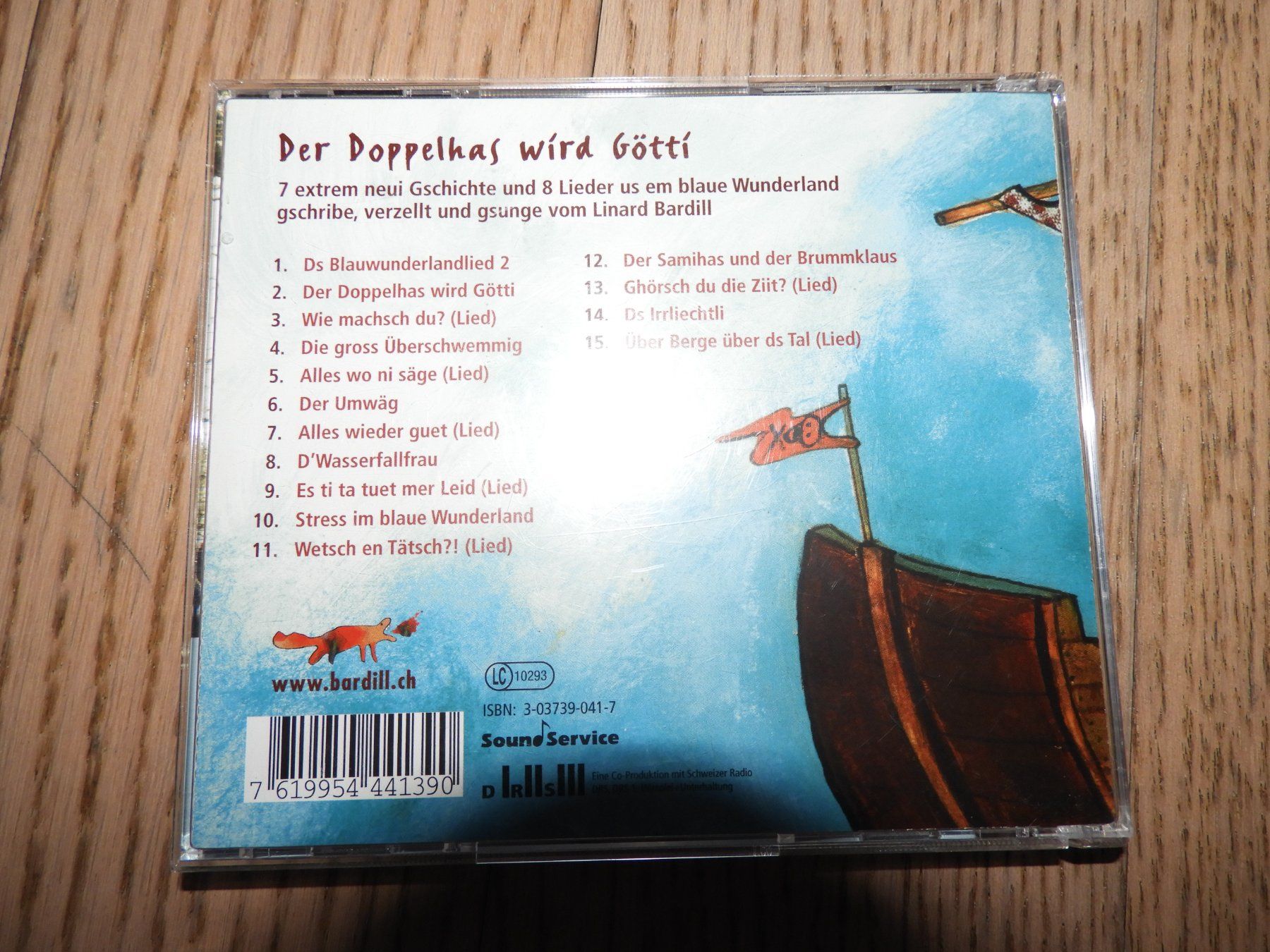 CD: Linard Bardill - Der Doppelhas wird Götti CD für Kinder – Usato da Hergiswil NW venduto da Noema2006 1
