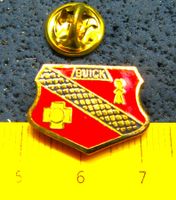 BUICK HISTO AUTO LOGO PIN ENAMEL GOLDIG VINTAGE OLDTIMER