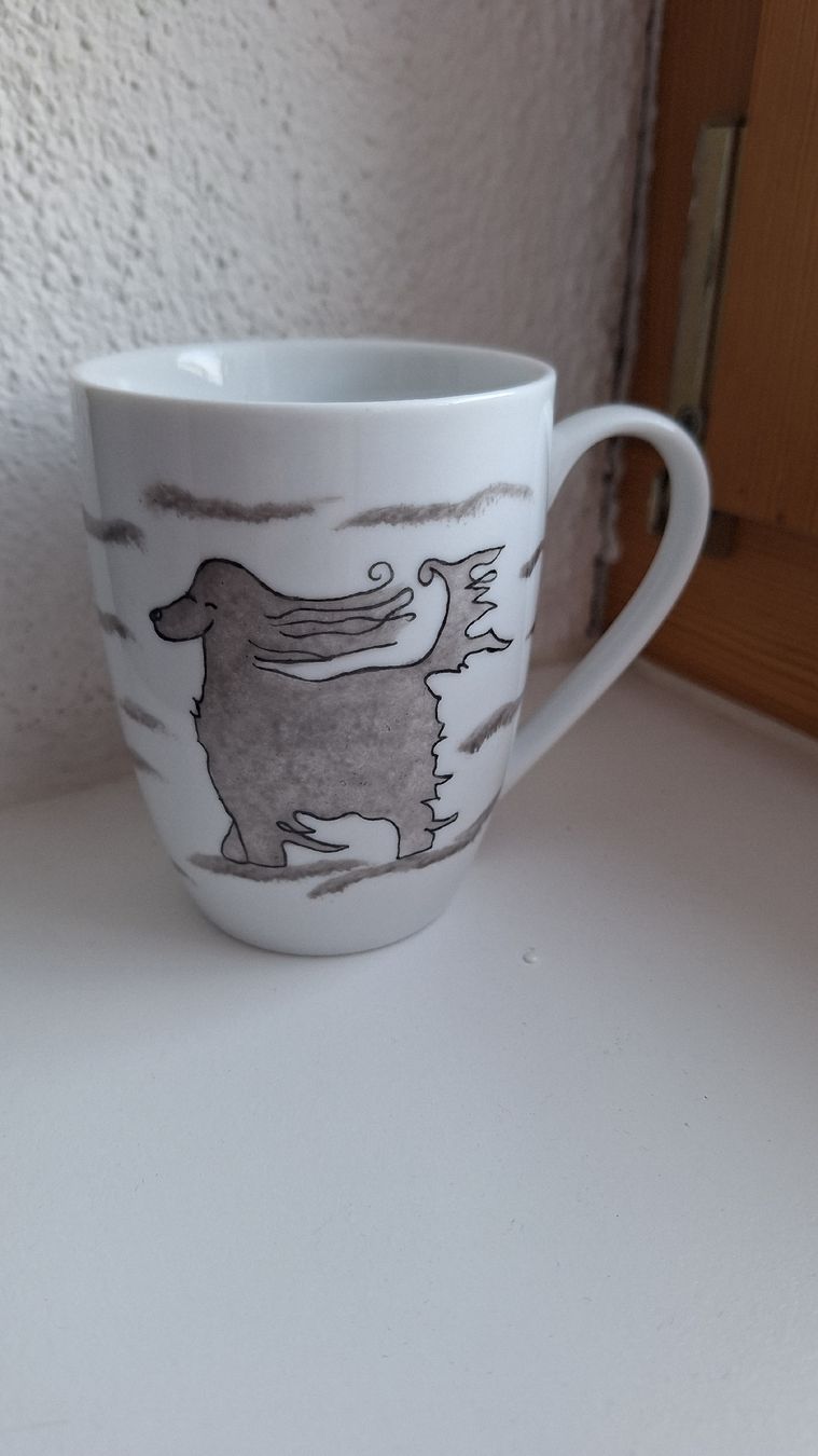 Tazze: Tasse mit Hundespruch – Nuovo e nell'imballaggio originale da Schwarzenbach SG venduto da ct-porzellan 1
