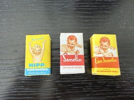 3 Verpackungen für den alten Krämerladen Kaufladen