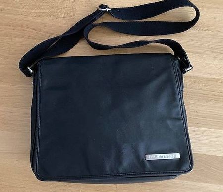 Leder Handtasche Bleu Orange