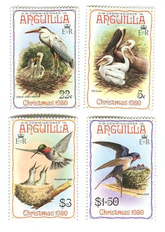 Alle Briefmarken: Briefmarken "Vögel". Anguilla – Neu und originalverpackt aus Basel von Butsch5