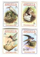 Briefmarken "Vögel". Anguilla