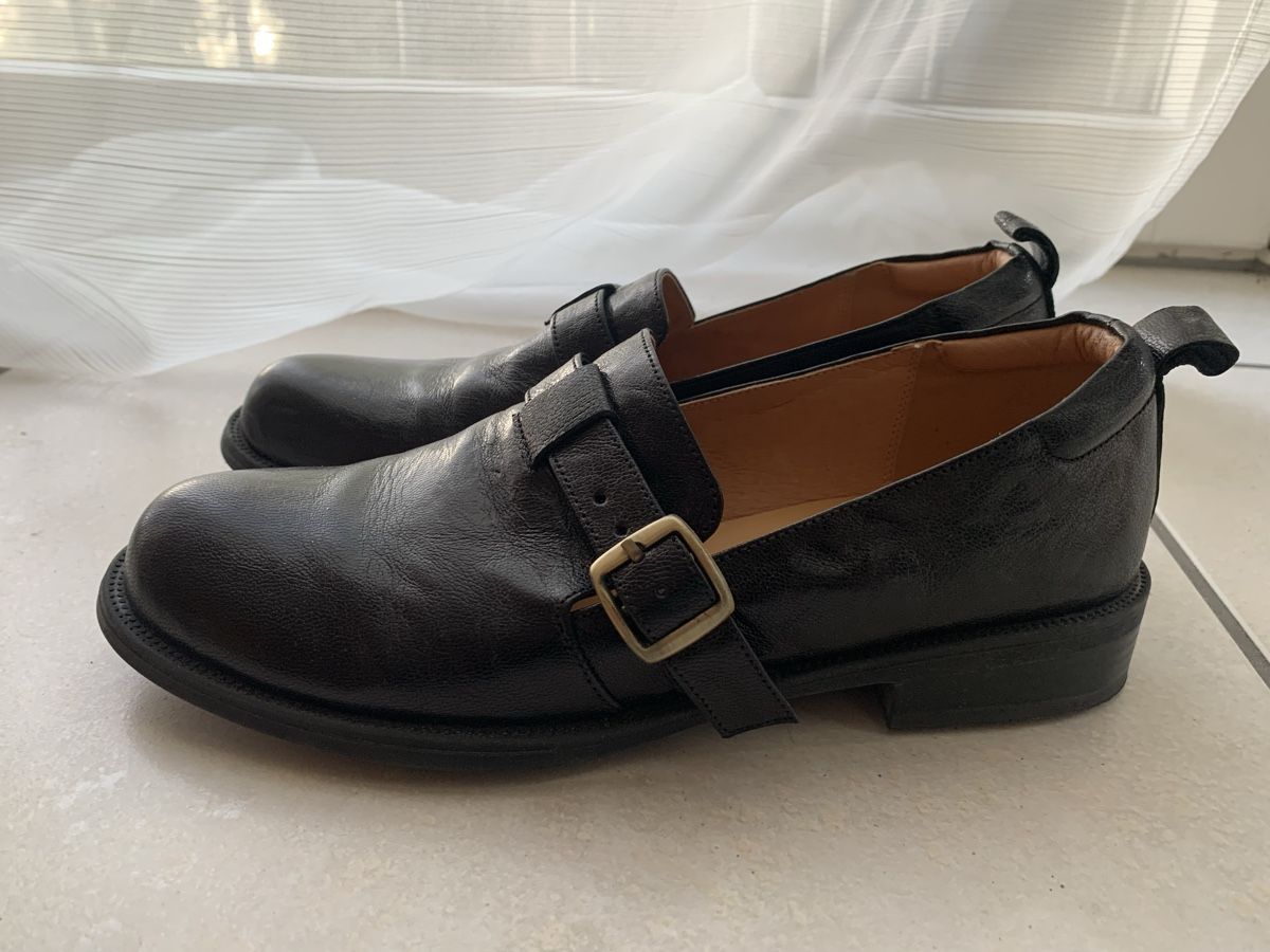 Scarpe da donna: Mocassins noires à boucle, taille 38 – Usato da Lausanne venduto da EliseH 2