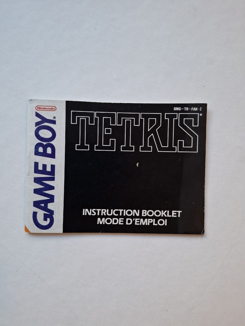 Notice Manuel Tetris Game Boy - Réf. DMG-TR-FAH-2 - Très Bon état