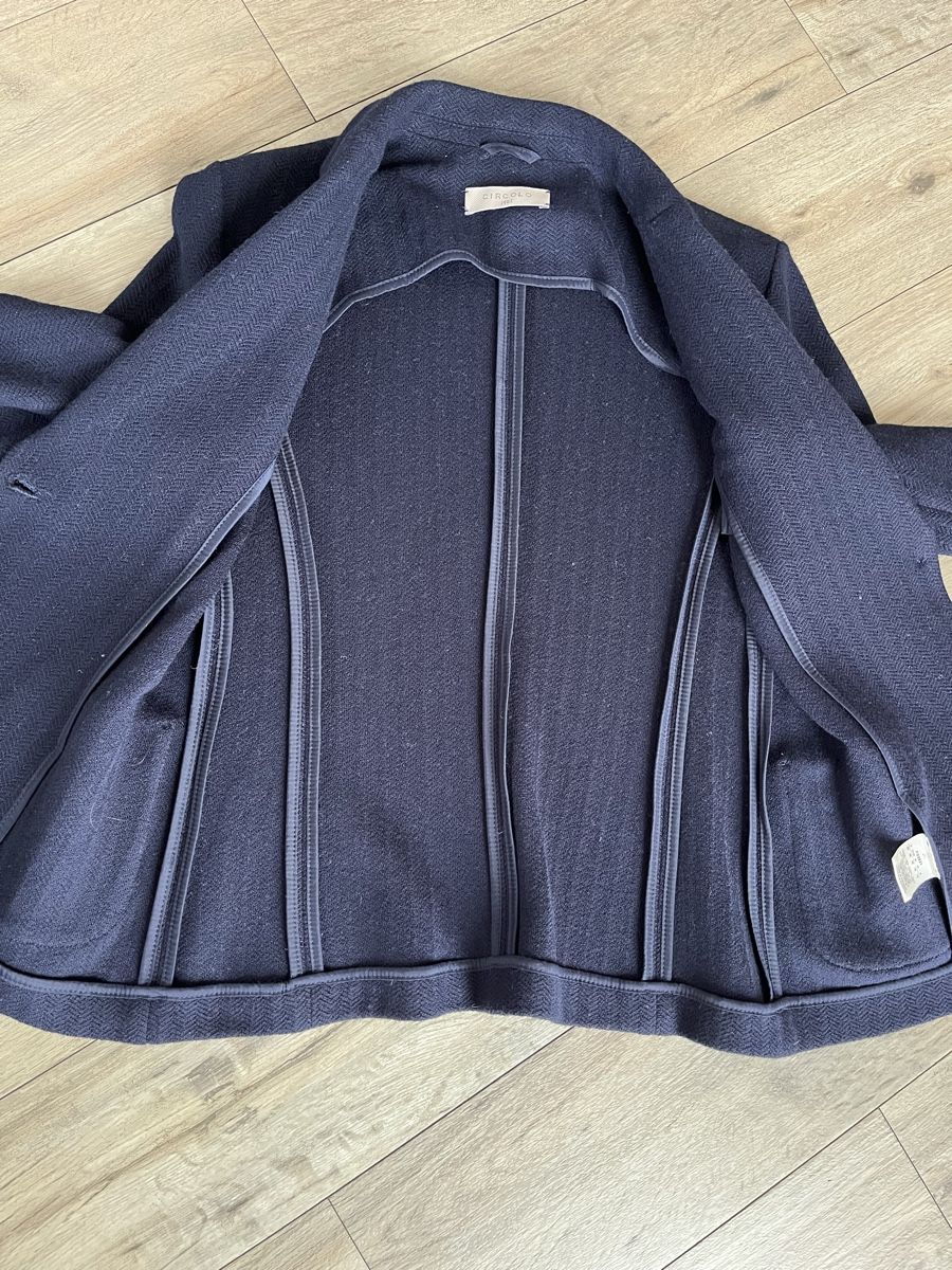 Circolo Giacche: Circolo 1901 dunkelblauer Schurwolle Blazer – Usato da Kerns venduto da osco01 5