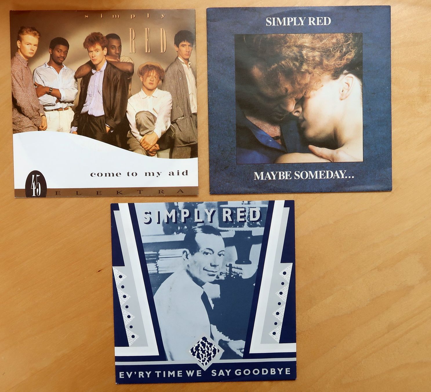 Dischi in vinile: SIMPLY RED - 3 VINYL SINGLES (NM) – Usato da Hedingen venduto da Studers