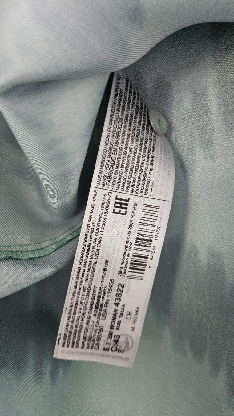 Mango Blusen: Grüne künstlerische Bluse Gr. S – Gebraucht aus Hettlingen von Leaena279 5