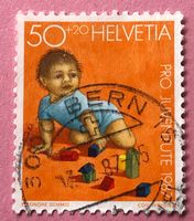 Nr.J 304 Kriechendes Kind Pro Juventute GESTEMPELT 1987    