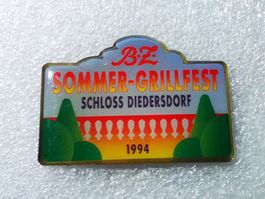 Ansteckpin 70: Sommer Grillfescht Schloss Diedersdorf