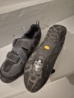 Schuhwerk Fahrradschuhe schwarz mit Vibram-Sohle Grösse 44