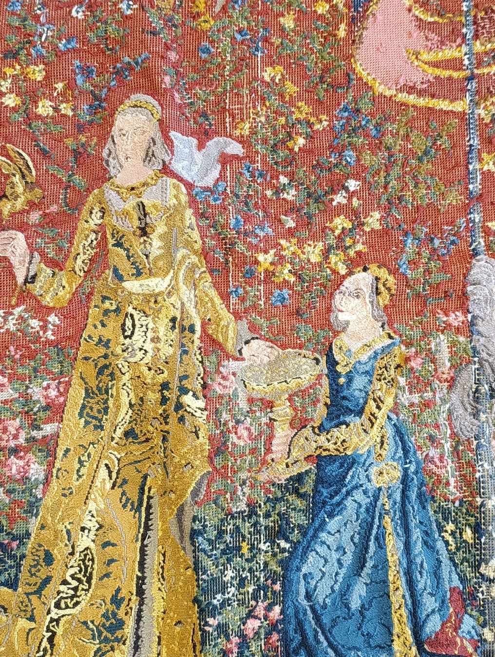 Teppiche: Wandteppich Gobelin im Aubusson-Stil "Dame mit Einhorn" – Gebraucht aus Herisau von Tosam_WinWin 3