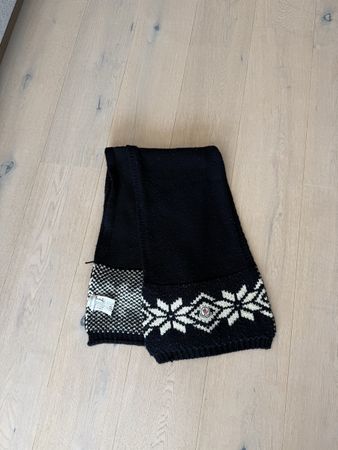 Moncler Strickschal, blau, neuwertig, megakuschlig