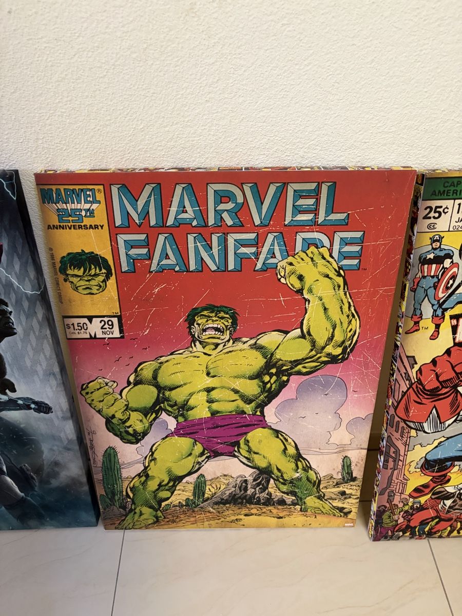 Foto & Immagini: Marvel Comics Leinwand Bilder: Avengers, Hulk, Captain A. – Usato da Meierskappel venduto da Cc19 1