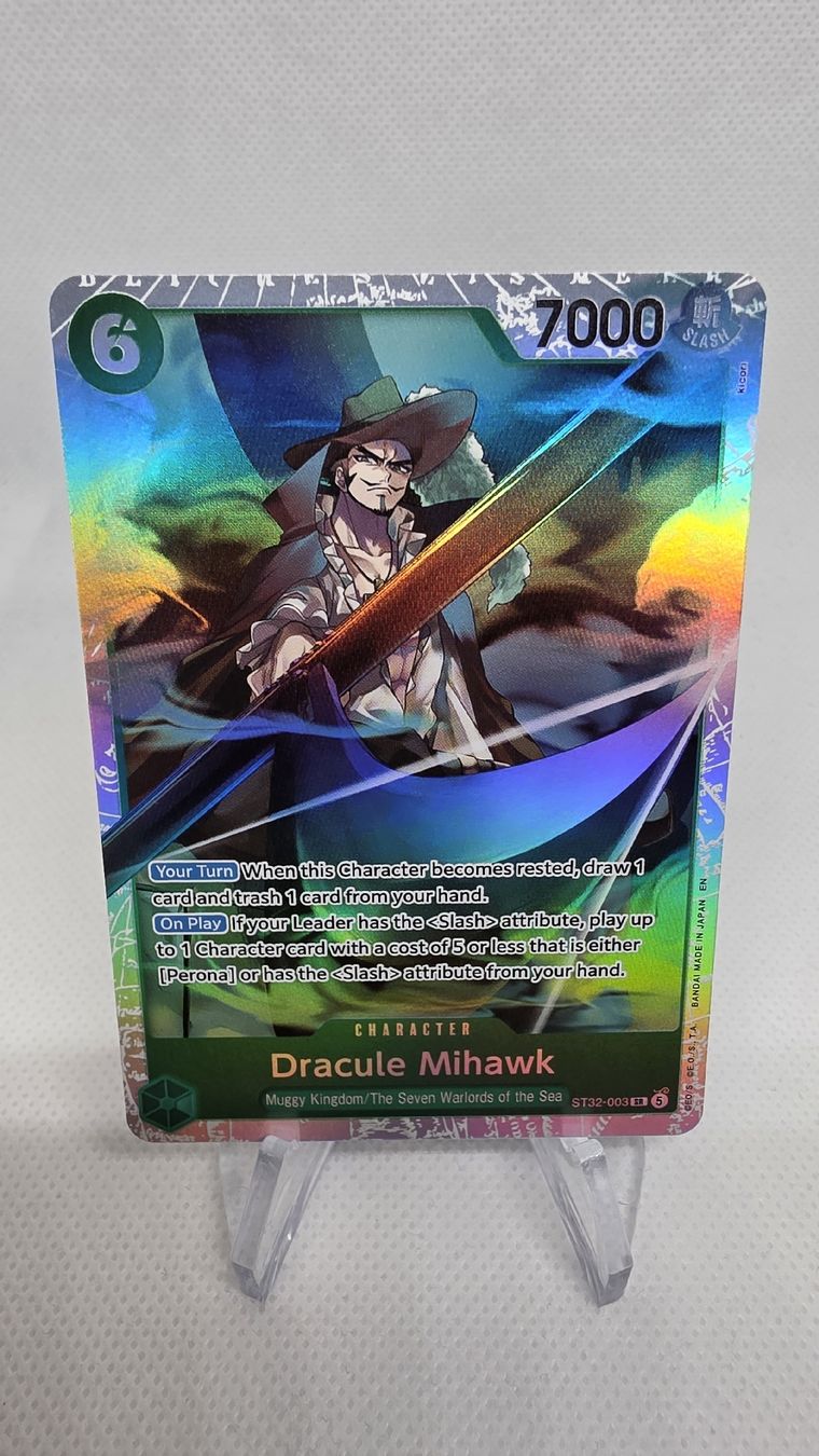 Bandai Sammelbilder & Trading cards: One Piece Card Game Dracule Mihawk ST32-003 2x – Neu (gemäss Beschreibung) aus Sirnach von Halk_TCG