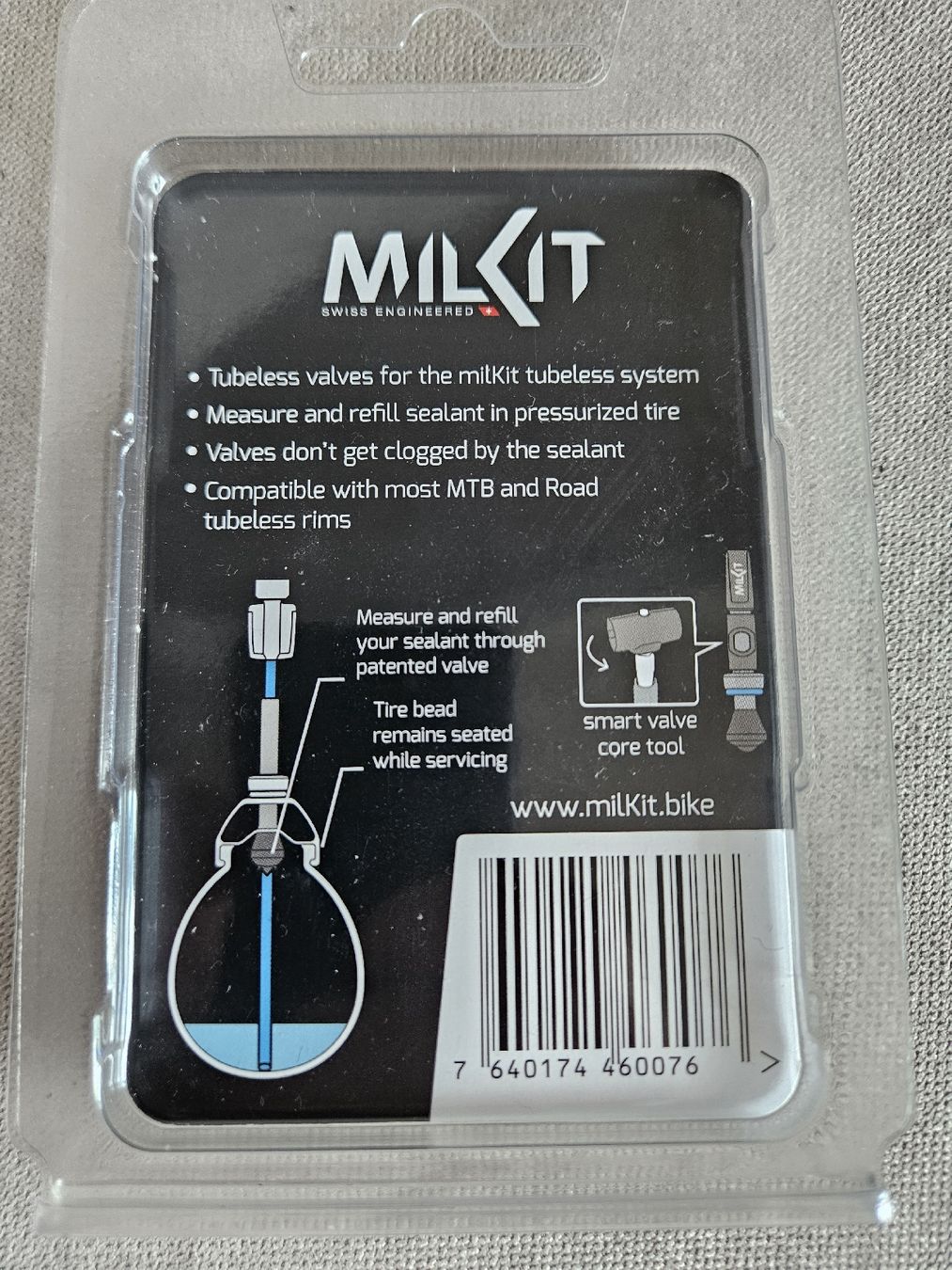 Pezzi di ricambio: MILKIT Tubeless Ventile 45mm – Nuovo e nell'imballaggio originale da Seengen venduto da Garlando11 1