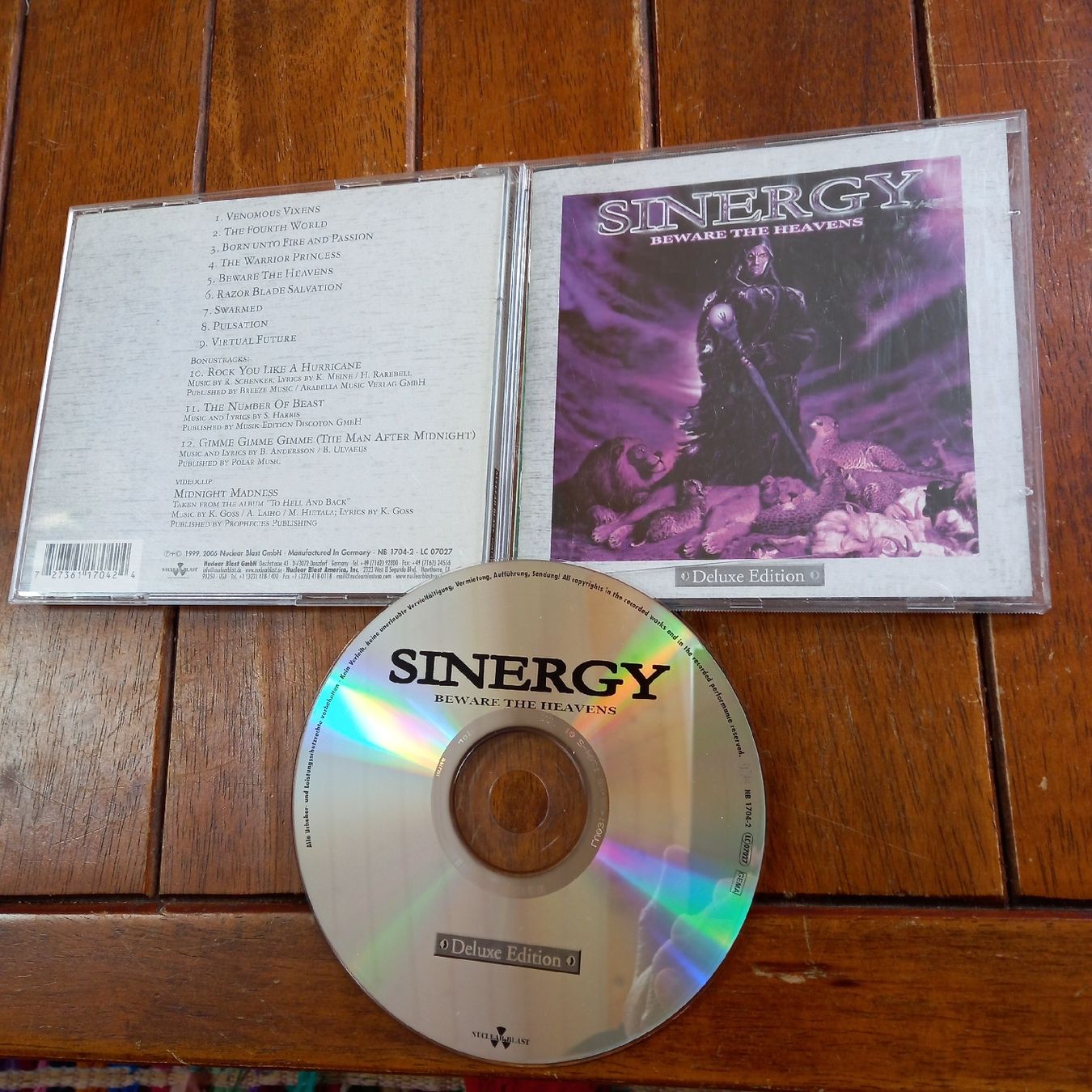 CD: sinergy - beware... – Usato da St-Cergue venduto da VeganWarrior