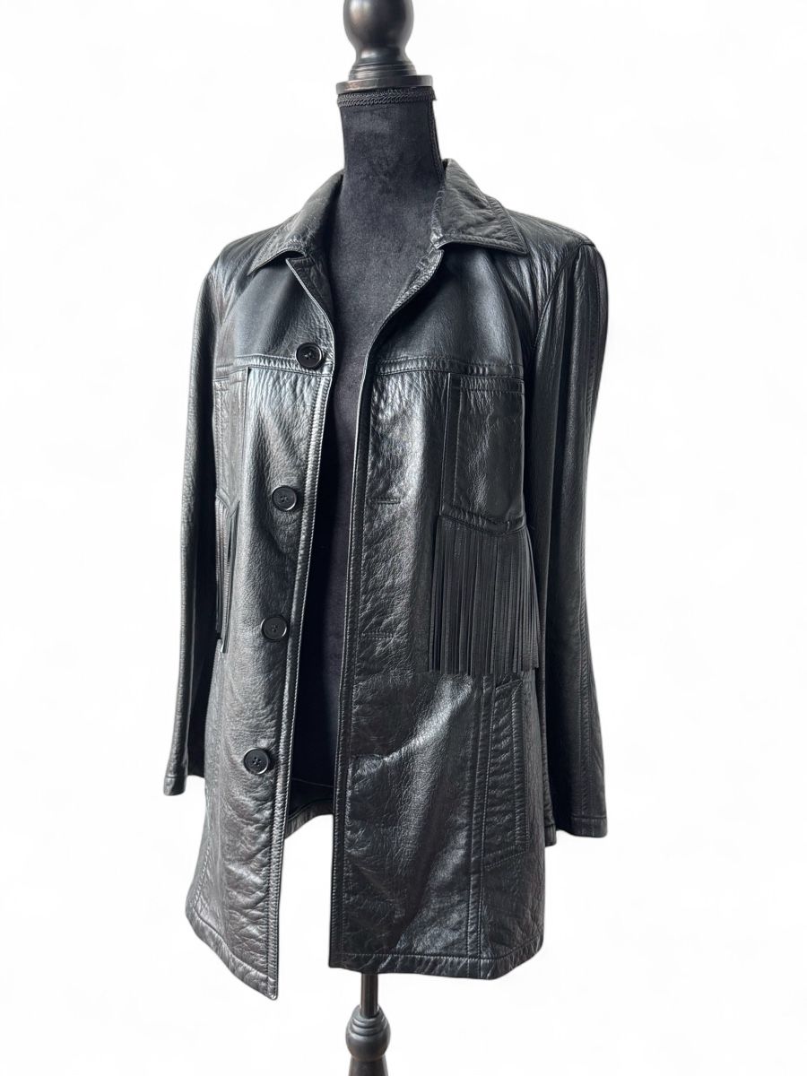Saint Laurent Jacken: Saint Laurent Leder Jacke wie neu – Neu (gemäss Beschreibung) aus Kriens von hannaandkiko 4