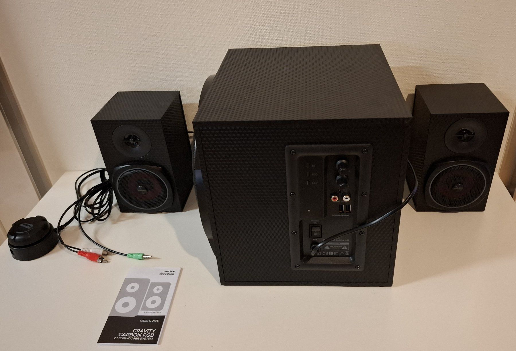 Haut-parleurs: SPEEDLINK Gravity Carbon 2.1 Subwoofer System – Neuf (Voir description) à Bottmingen par Tomena0214 5