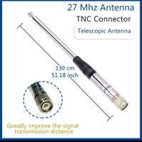 27 Mhz Teleskop Antenne, TNC-Male, 130cm, Neu!